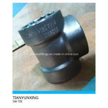 Acier inoxydable Forgé Fittings Socket Weld / Threaded Tee